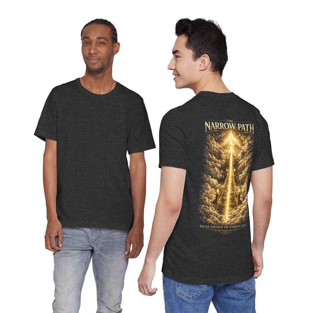 T-Shirt — 'The Narrow Path' Golden Light Graphic Tee