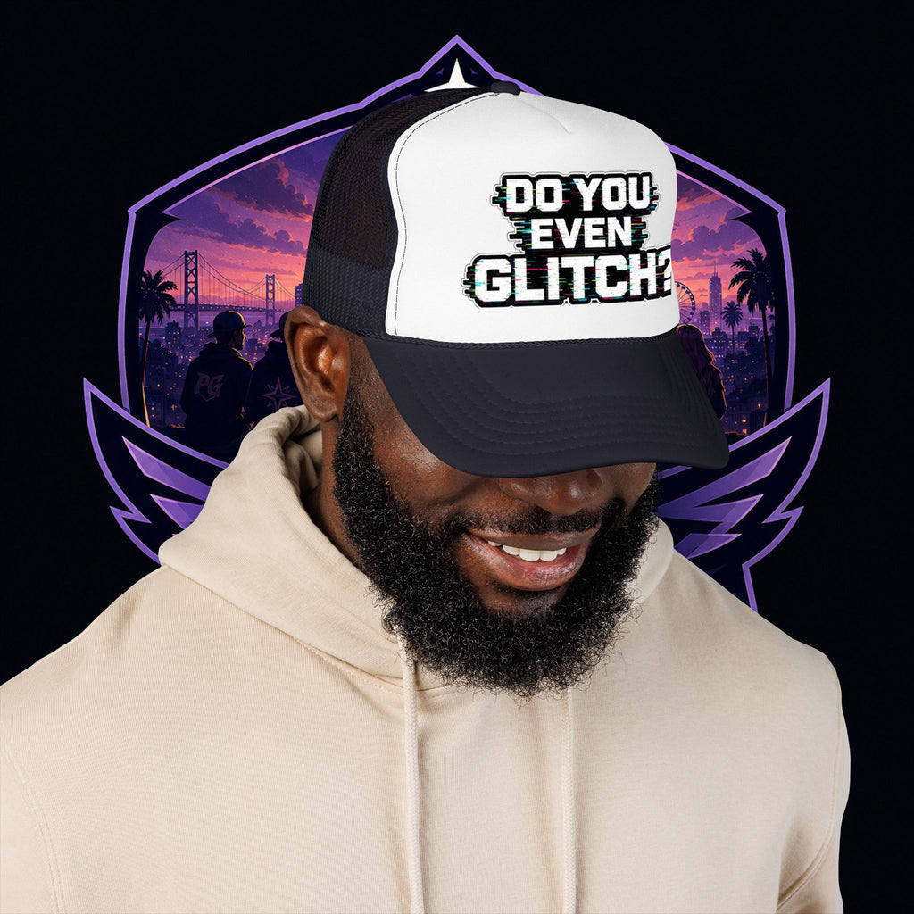 PG Lola's Do You Even Glitch? Foam Trucker Hat