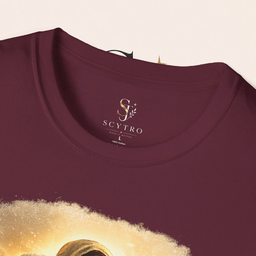 Jesus the Good Shepherd T-Shirt — 'Found.' Christian Faith Tee