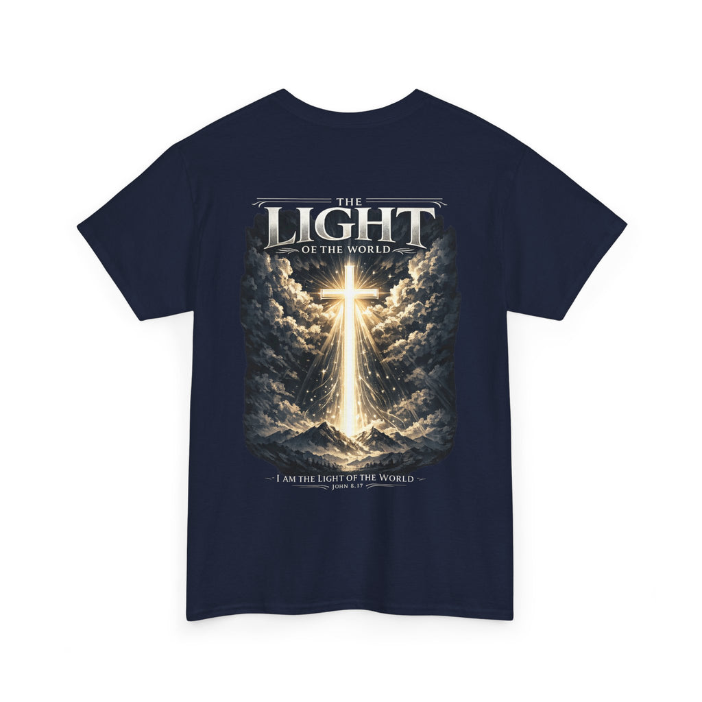 T‑Shirt — “The Light of the World” Graphic Tee (Christian Religious Design)