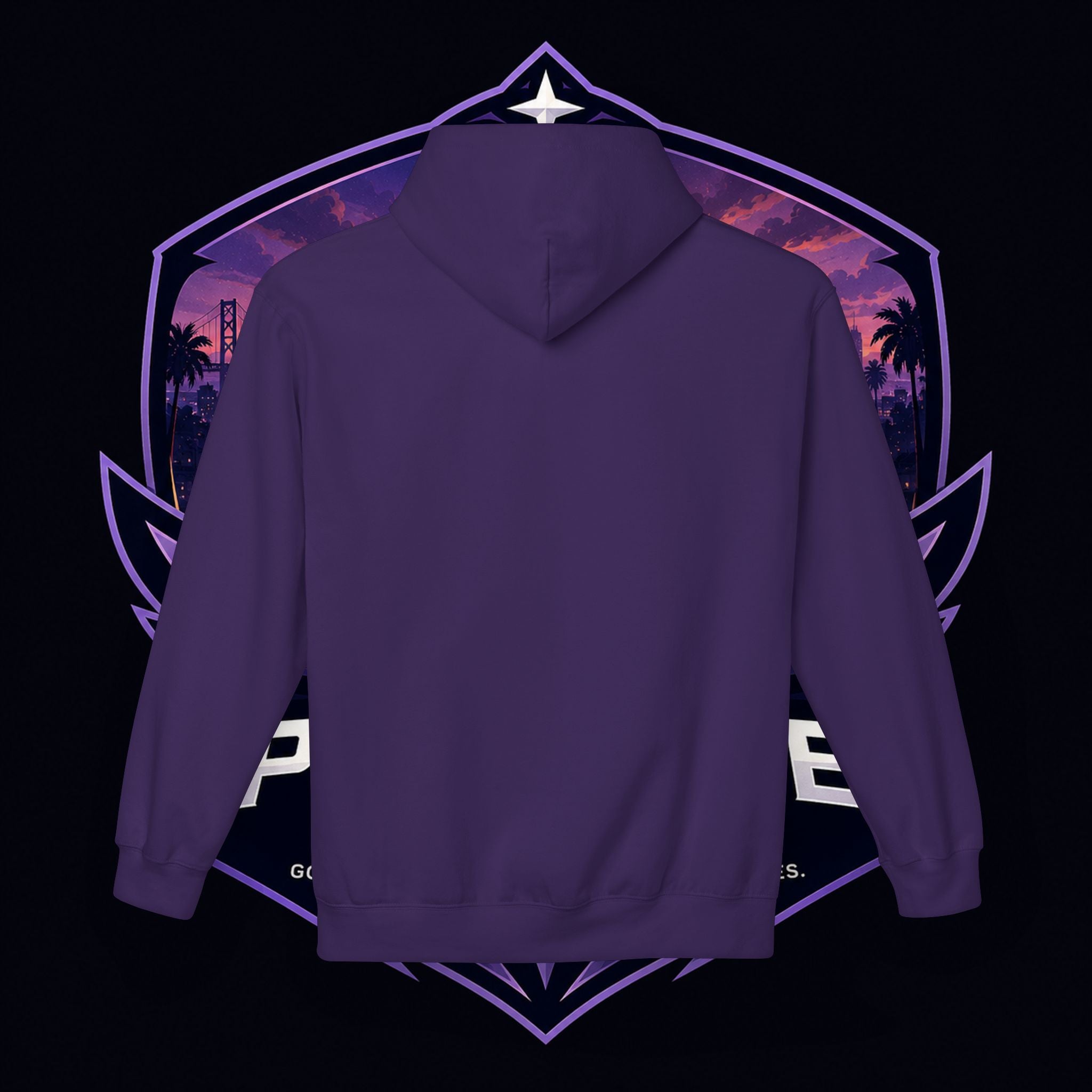 LDR inspired Retro '80s Vibes Hoodie — Neon Miami Movie Couple Design