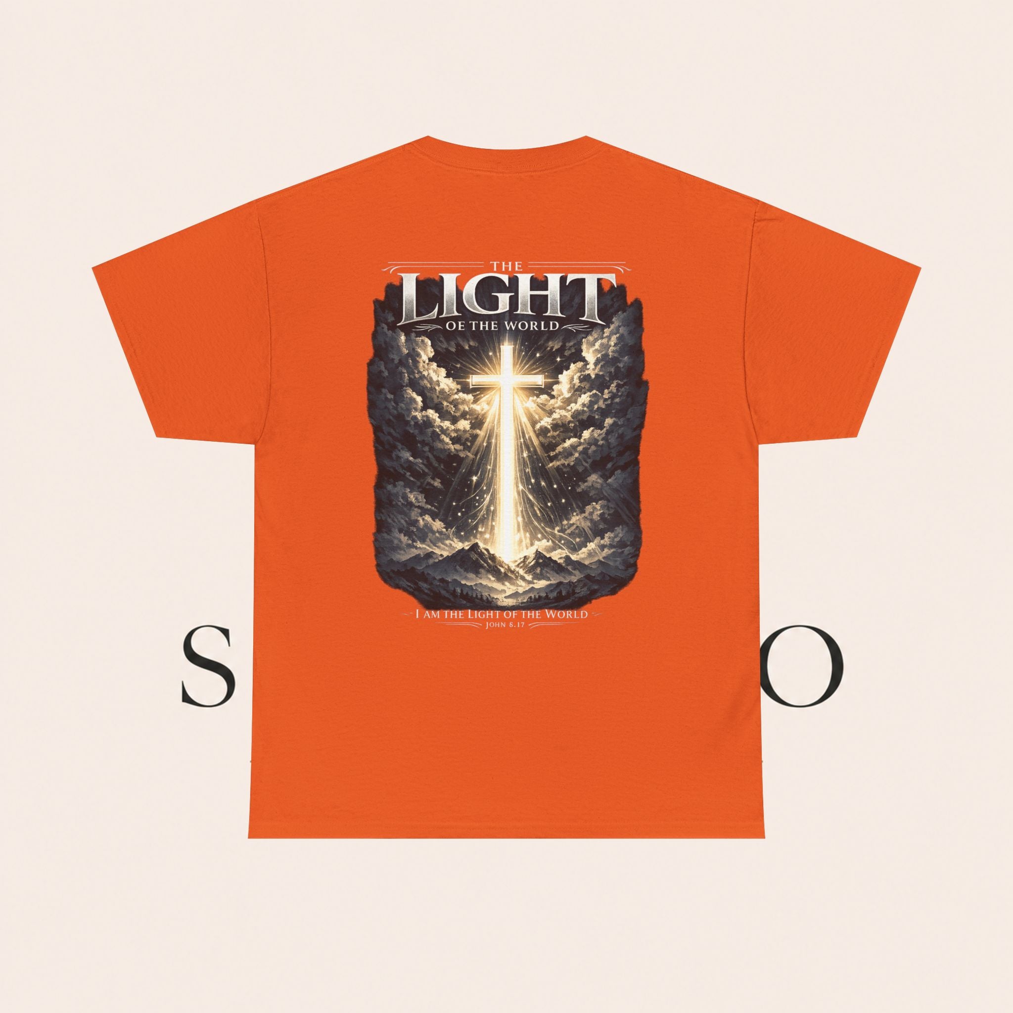 T‑Shirt — “The Light of the World” Graphic Tee (Christian Religious Design)