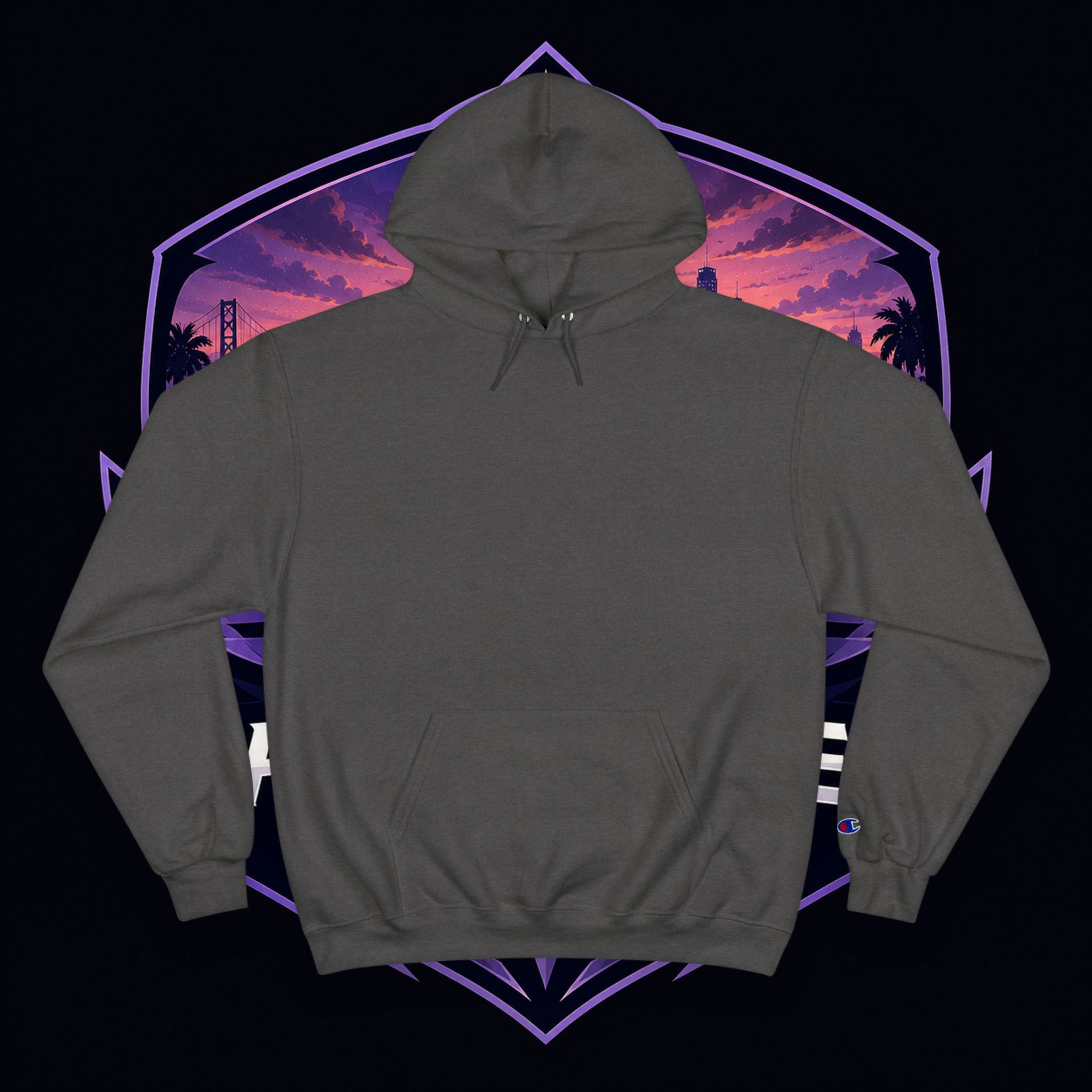 PG Hoodie — "Ride Together, Glow Together" Couple Car Graphic Hoodie