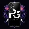 PG CUSTOMIZED RG Merch Tough Phone Case – Black Protective Phone Cover with Bold Logo