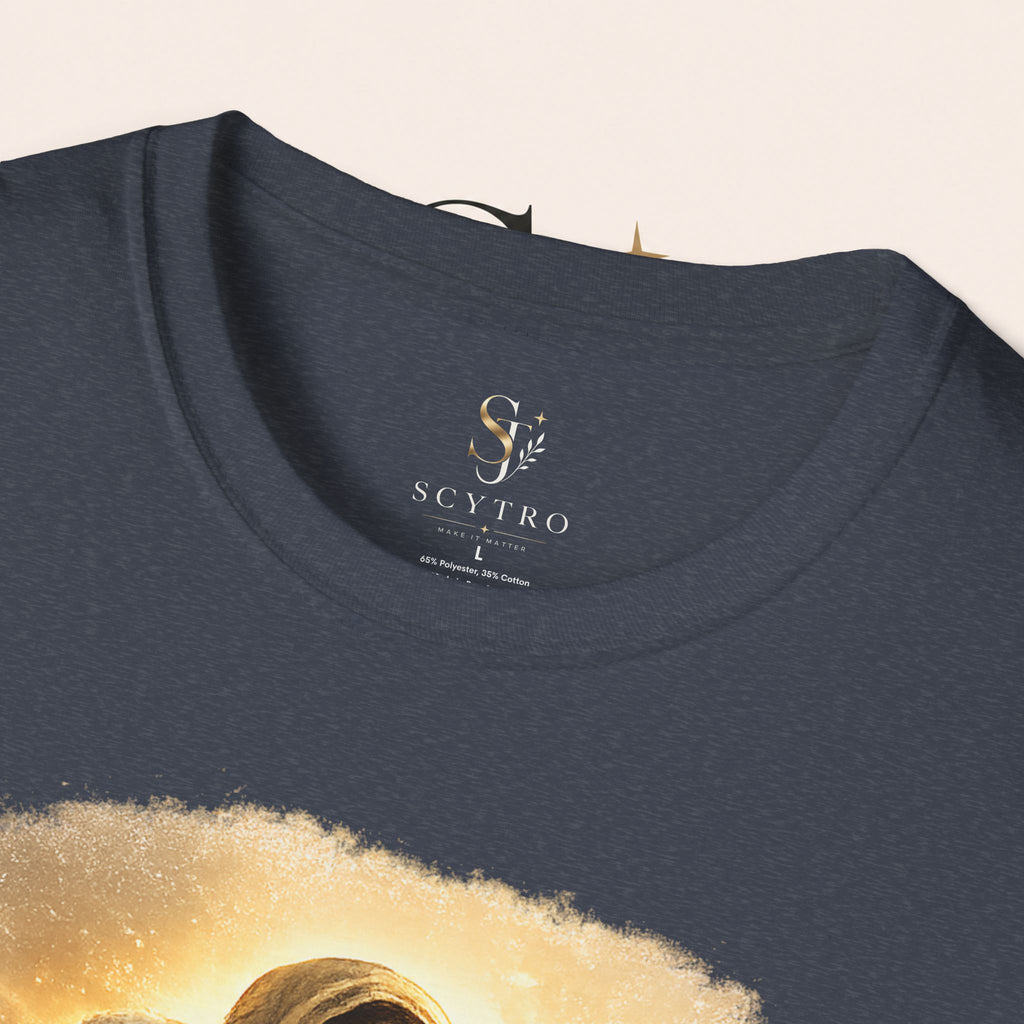 Jesus the Good Shepherd T-Shirt — 'Found.' Christian Faith Tee