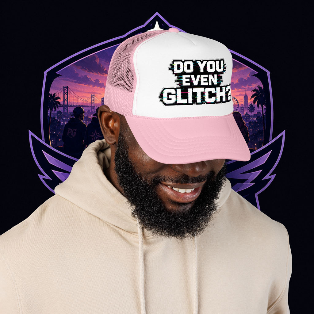 PG Lola's Do You Even Glitch? Foam Trucker Hat