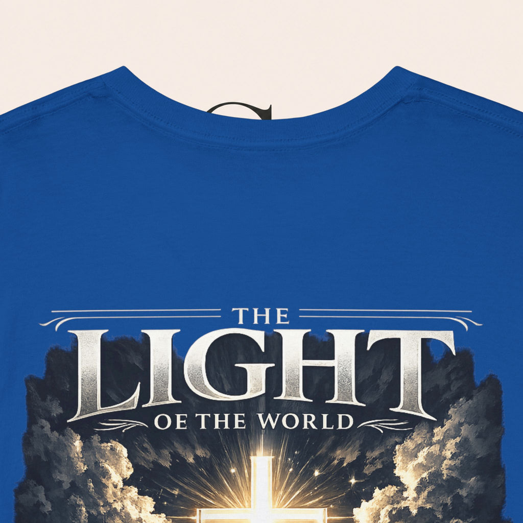 T‑Shirt — “The Light of the World” Graphic Tee (Christian Religious Design)