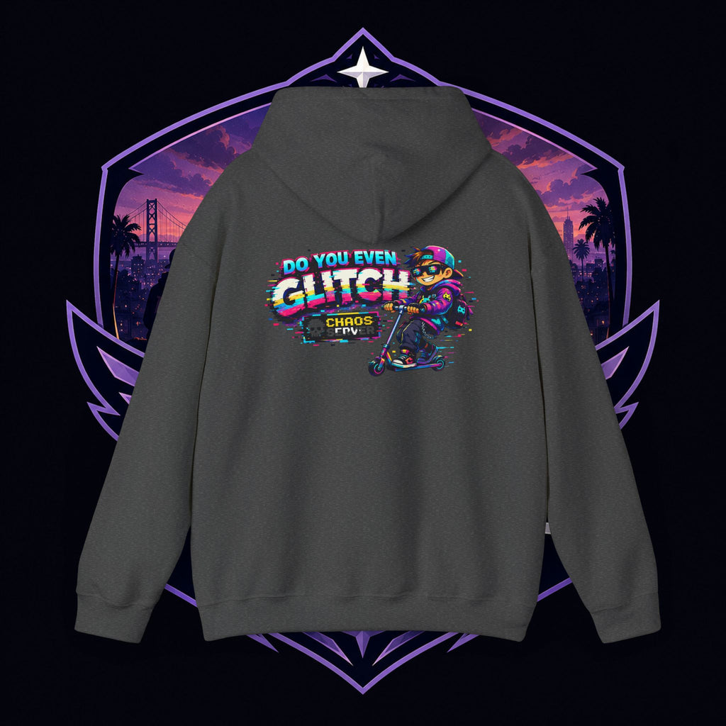 PG Lola's Glitch Skater Hoodie — "Do You Even Glitch" Retro Gamer Streetwear
