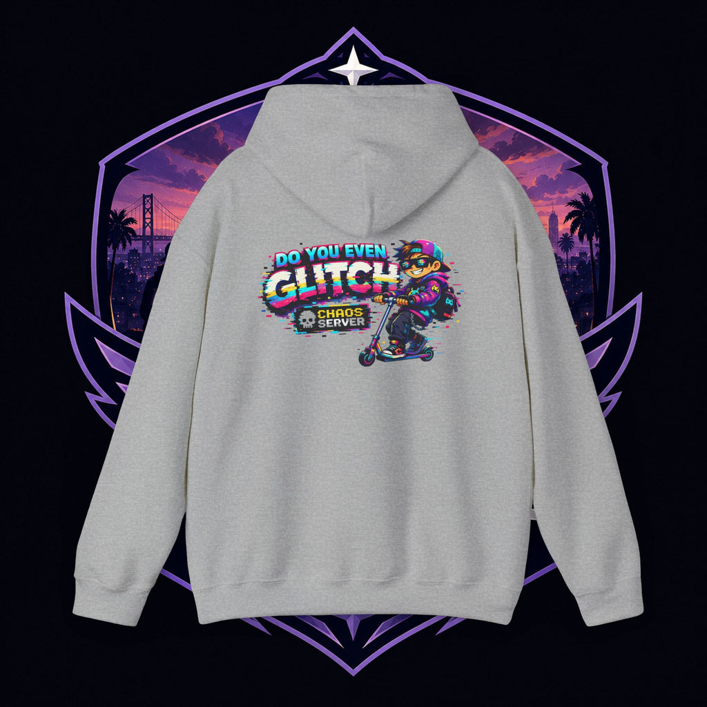 PG Lola's Glitch Skater Hoodie — "Do You Even Glitch" Retro Gamer Streetwear