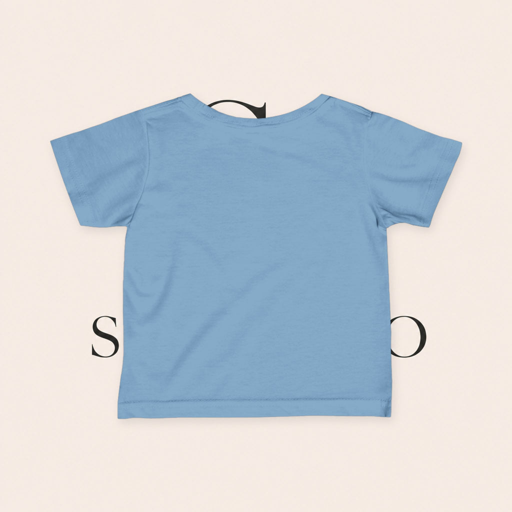 Infant Tee — Sunset Three Crosses "It Is Finished" Christian Baby Shirt