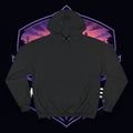 PG Hoodie — "Ride Together, Glow Together" Couple Car Graphic Hoodie