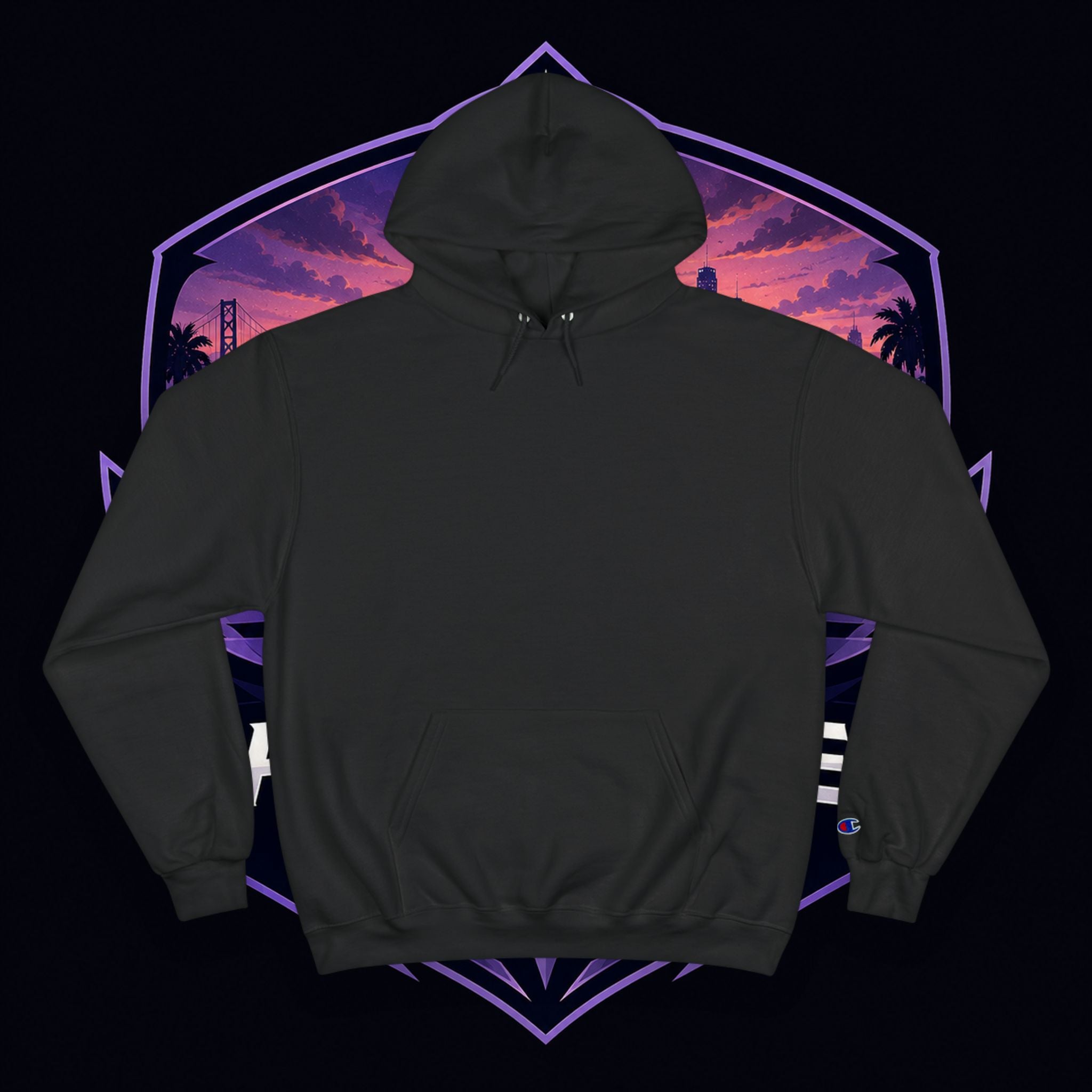 PG Hoodie — "Ride Together, Glow Together" Couple Car Graphic Hoodie