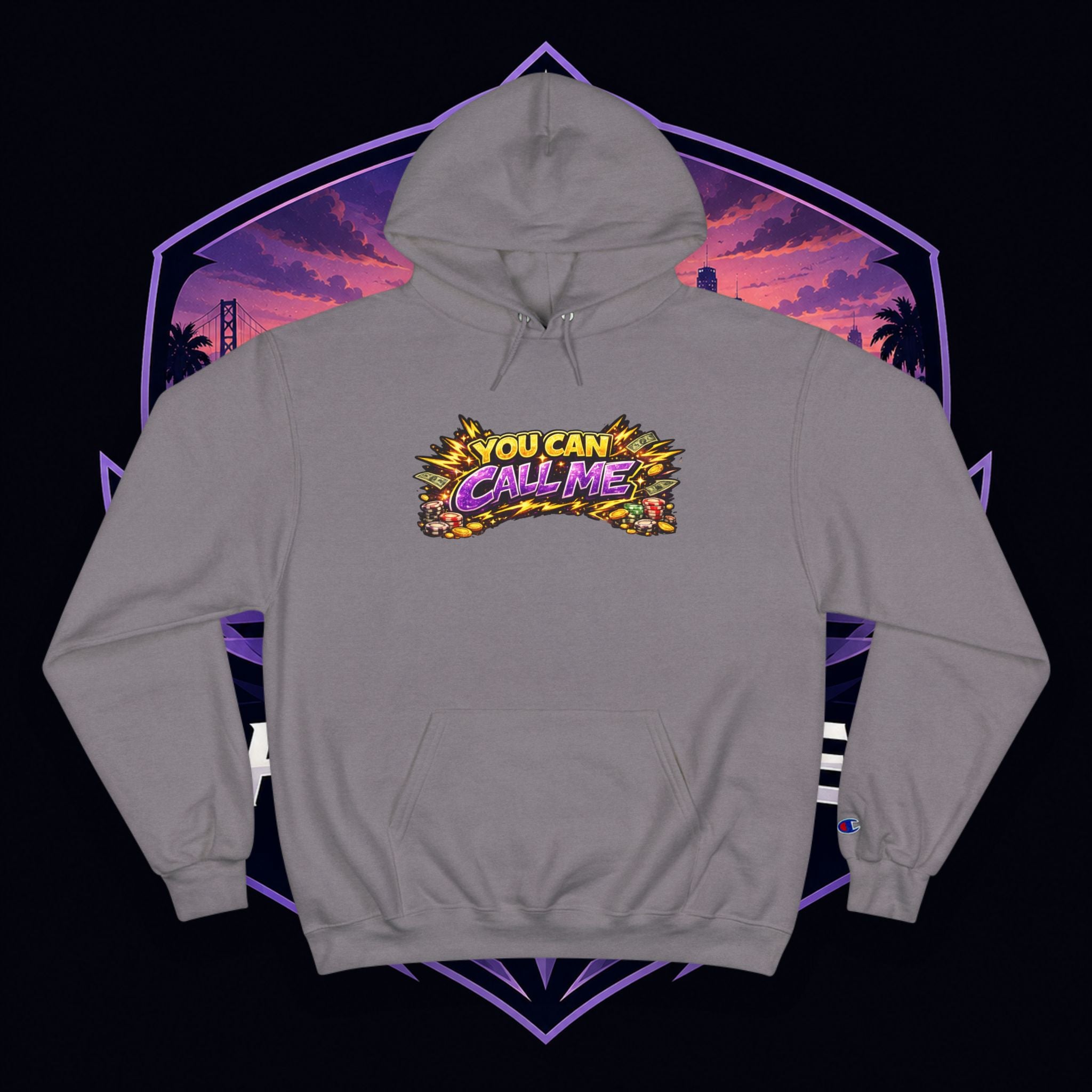 PG CHANCE Champion Hoodie - "You Can Call Me" Jackie Chance Graphic Hoodie