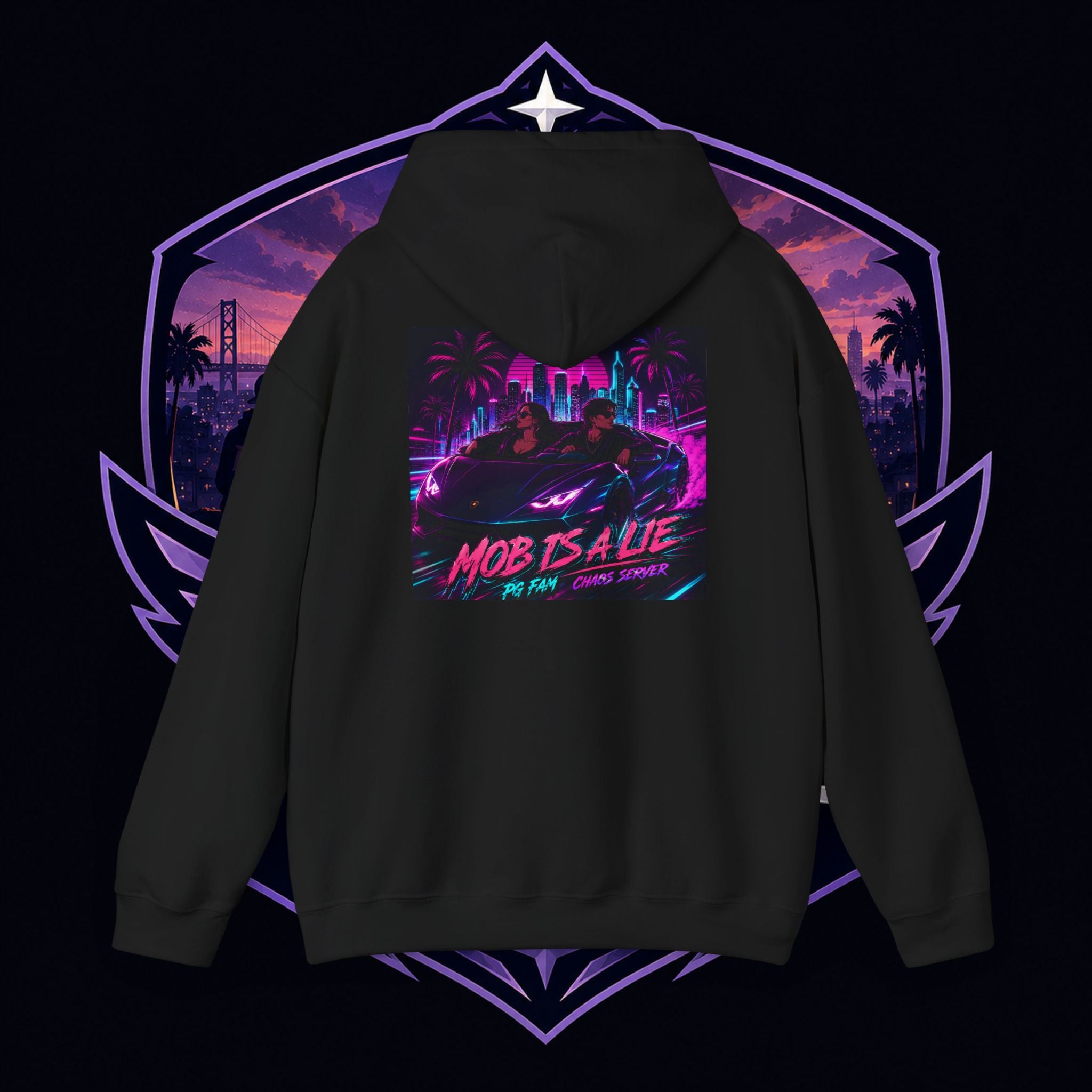 PG CHARLIE Mob Is a LIE Vaporwave Streetwear