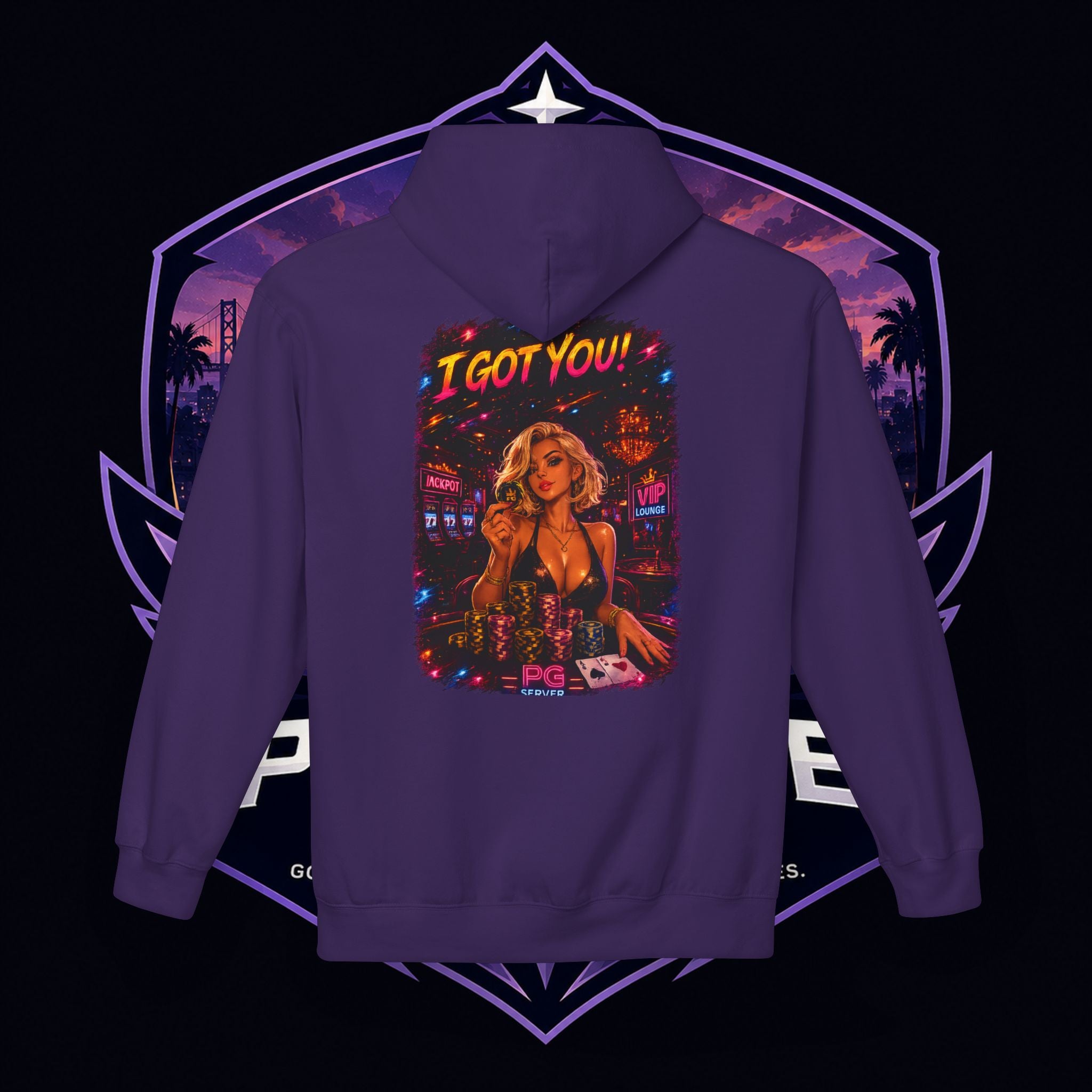 PG ALEX  'I Got You' Casino-Inspired Pullover   - Need Chips? Graphic Hoodie