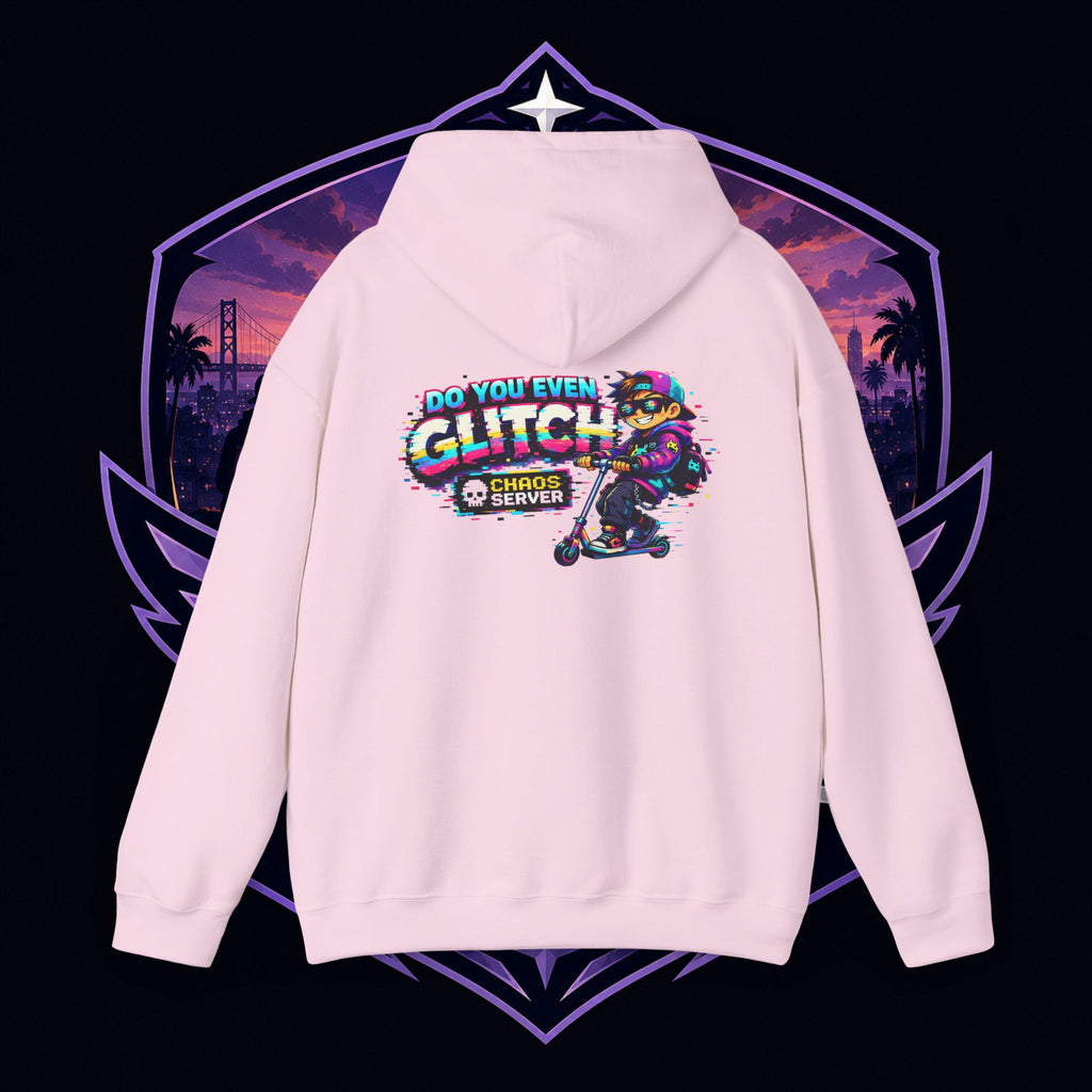 PG Lola's Glitch Skater Hoodie — "Do You Even Glitch" Retro Gamer Streetwear