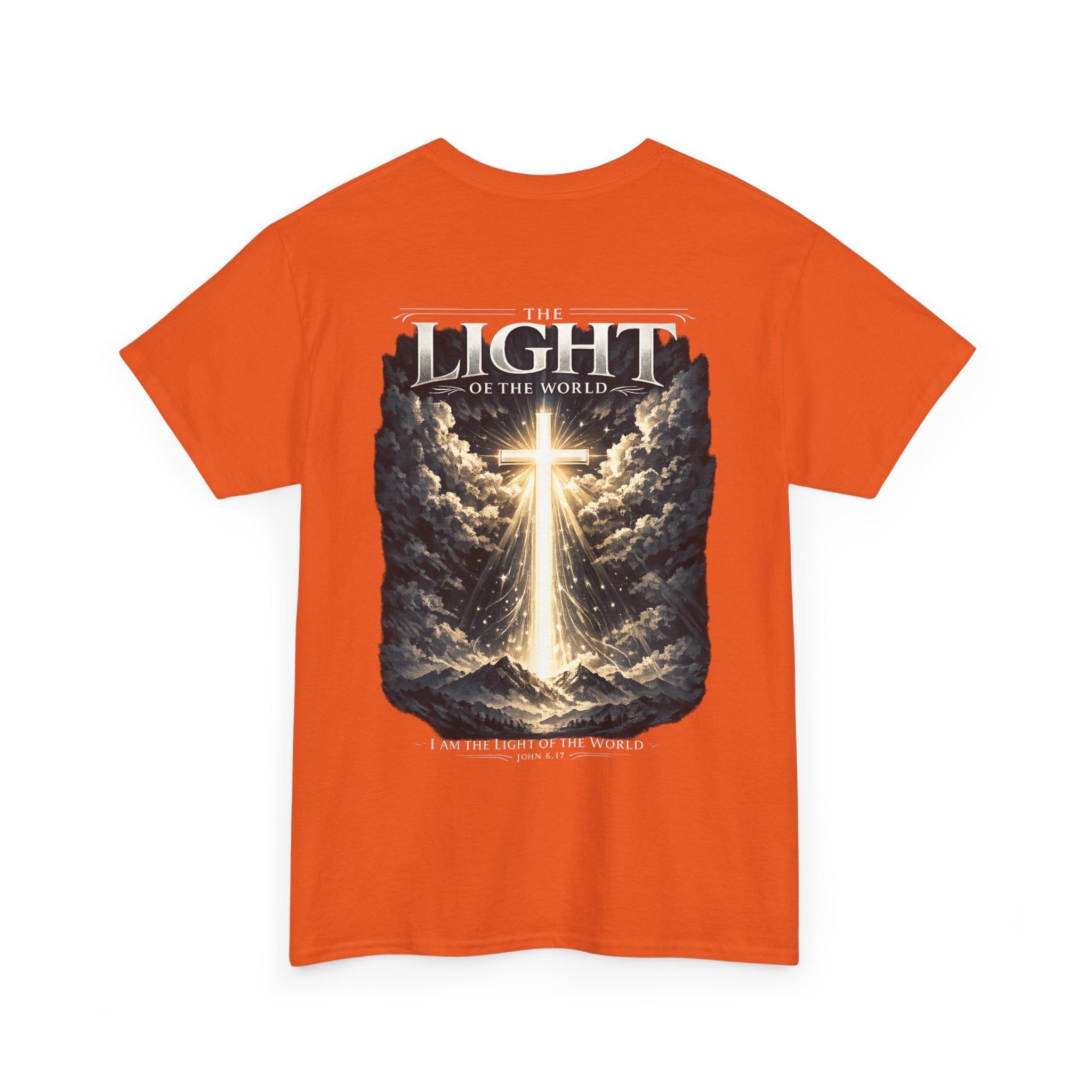 T‑Shirt — “The Light of the World” Graphic Tee (Christian Religious Design)