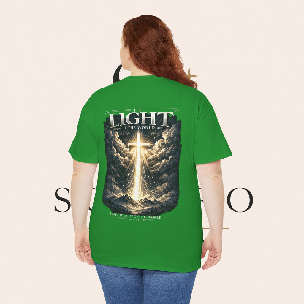 T‑Shirt — “The Light of the World” Graphic Tee (Christian Religious Design)