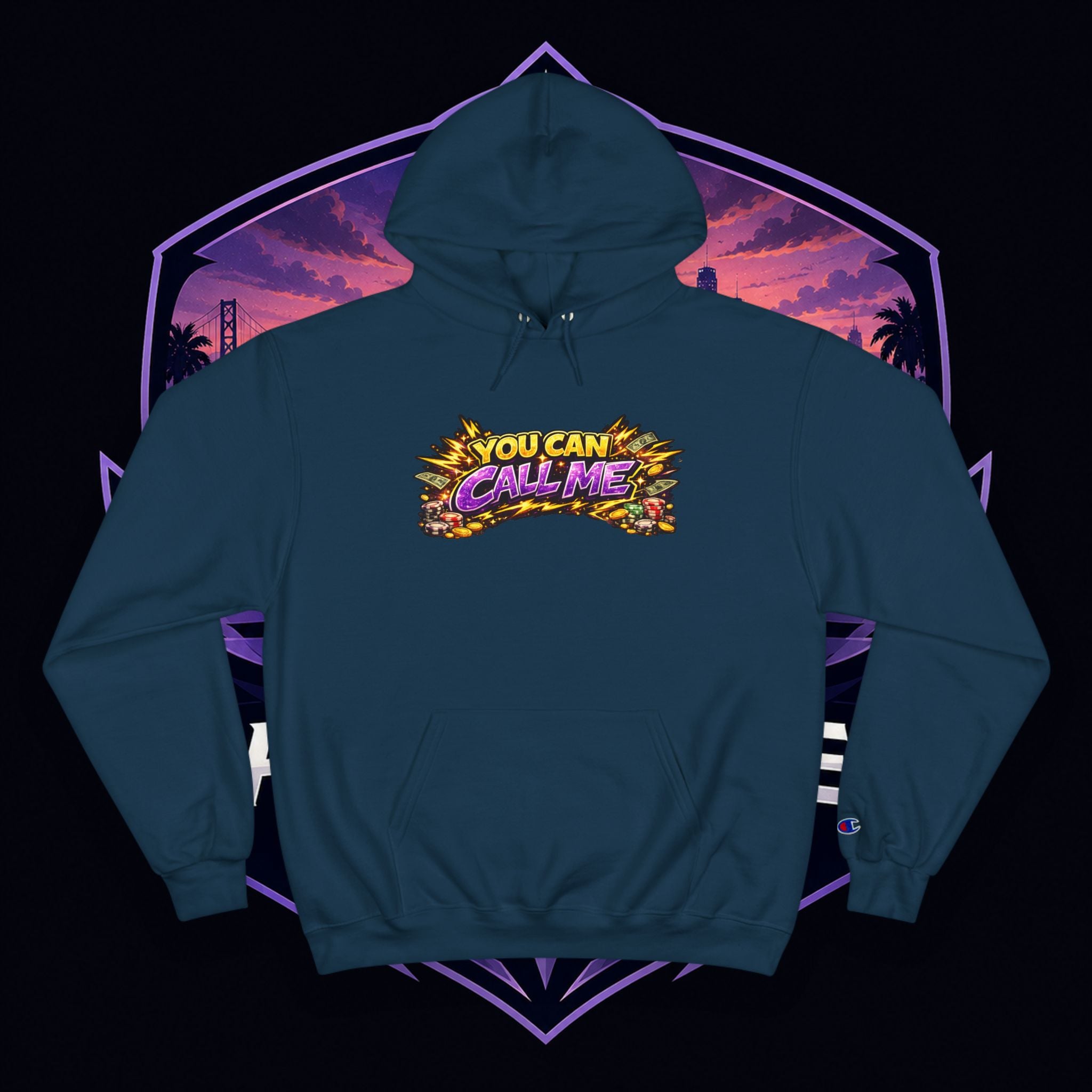 PG CHANCE Champion Hoodie - "You Can Call Me" Jackie Chance Graphic Hoodie