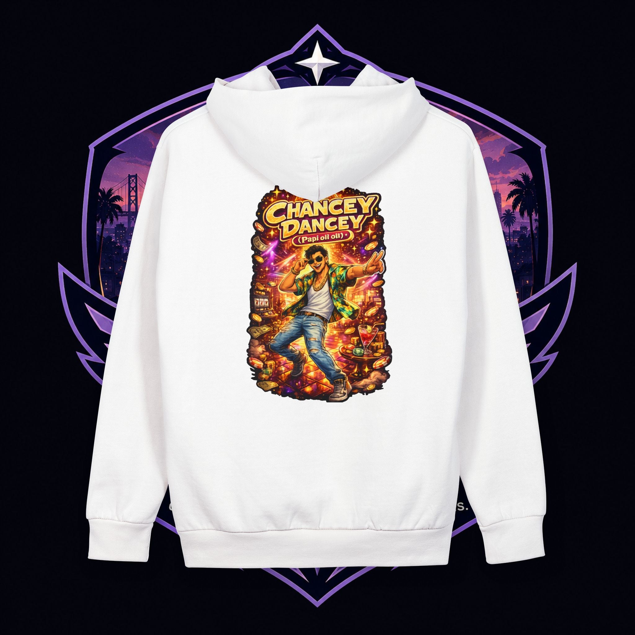 PG CHANCE "Chancey Dancey Graphic Hoodie — "Who Got Some Move??" Retro Streetwear Pullover