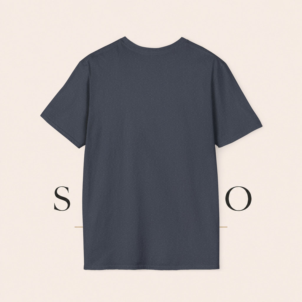 T-Shirt — 'Stay the Course' Ascending Light Mountain Graphic Tee