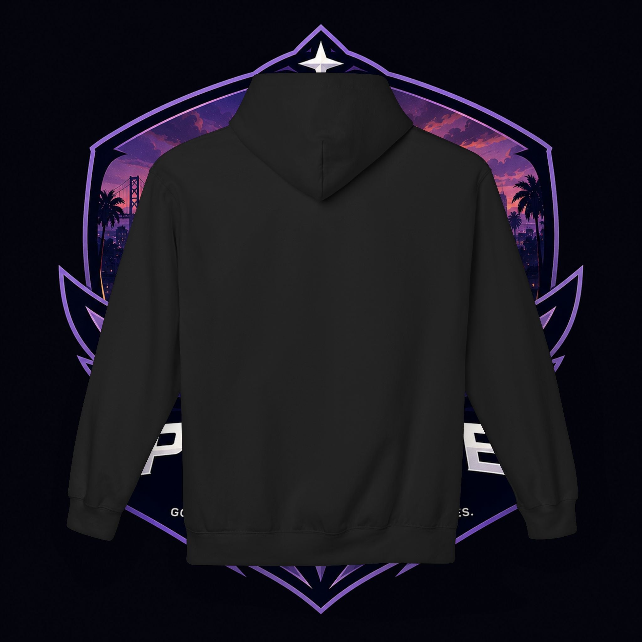 LDR inspired Retro '80s Vibes Hoodie — Neon Miami Movie Couple Design