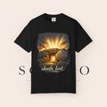 T-Shirt — Sunrise Tomb Graphic ‘death, lost.’ Memorial Tee