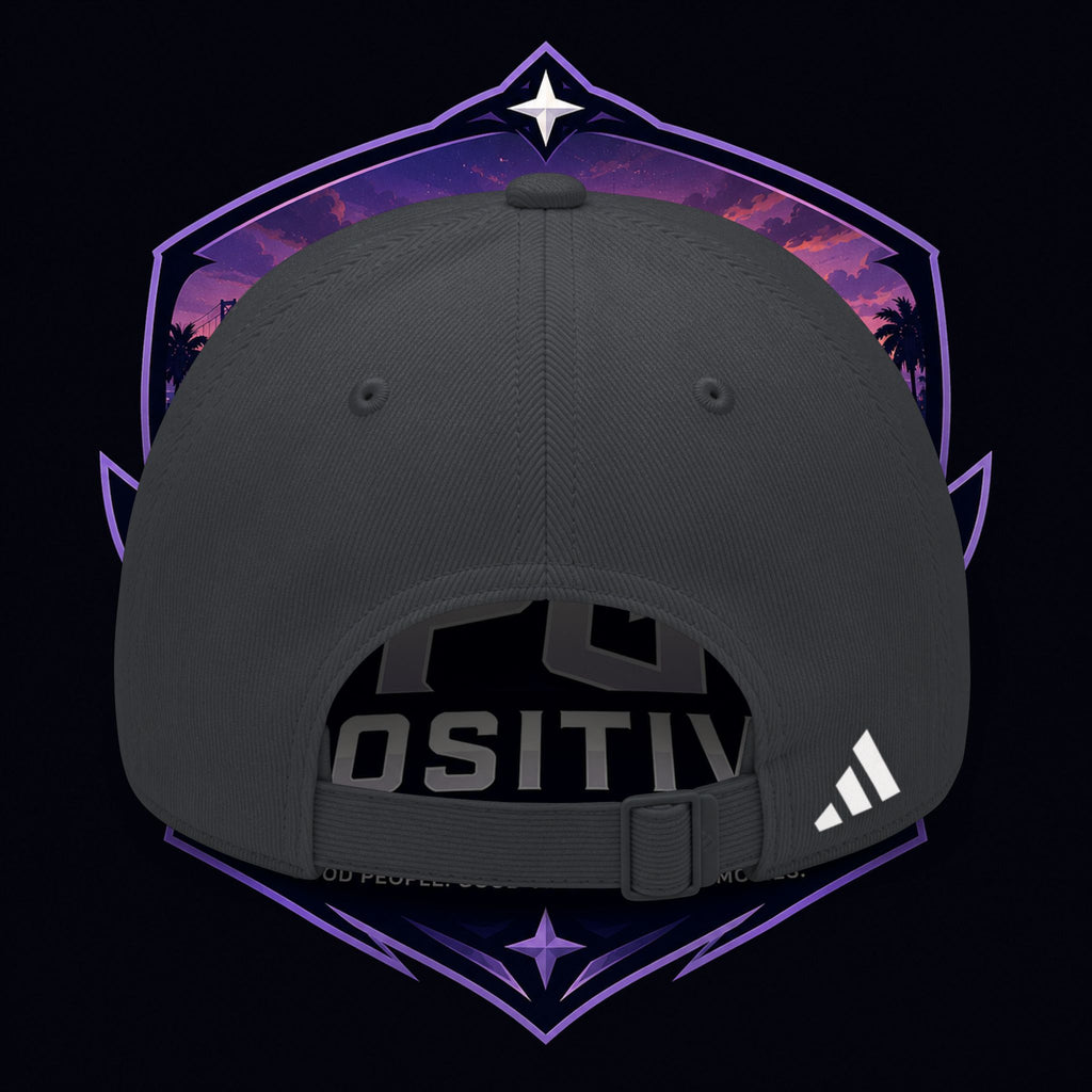 PG Chaos Server Baseball Adidas Cap — Retro Graffiti Gaming Hat