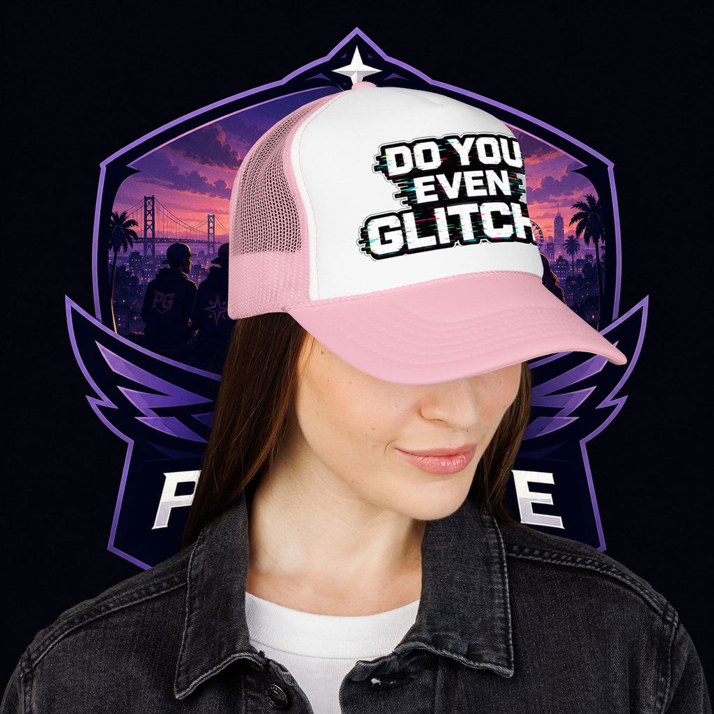 PG Lola's Do You Even Glitch? Foam Trucker Hat