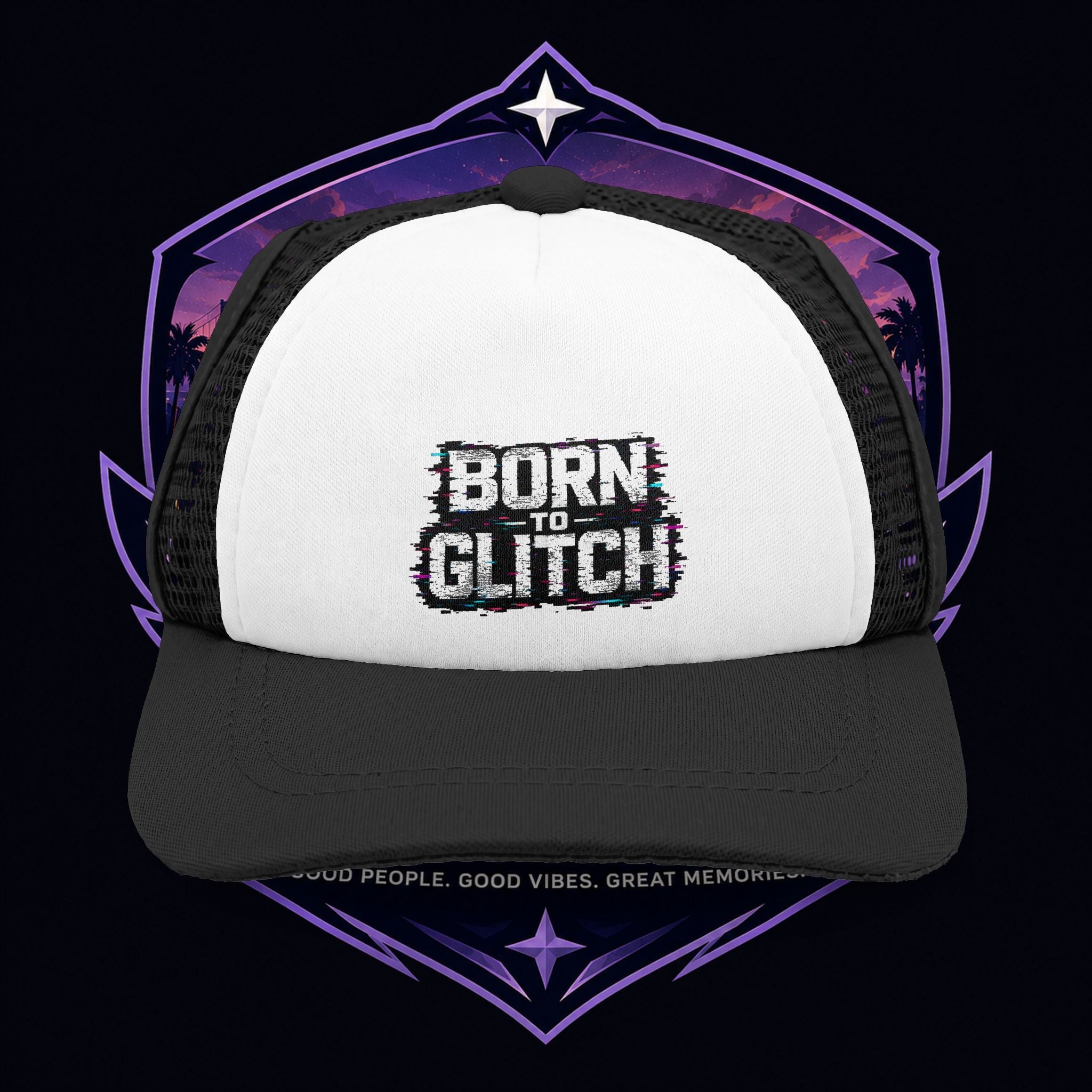 PG Born to Glitch Pups Trucker Hat
