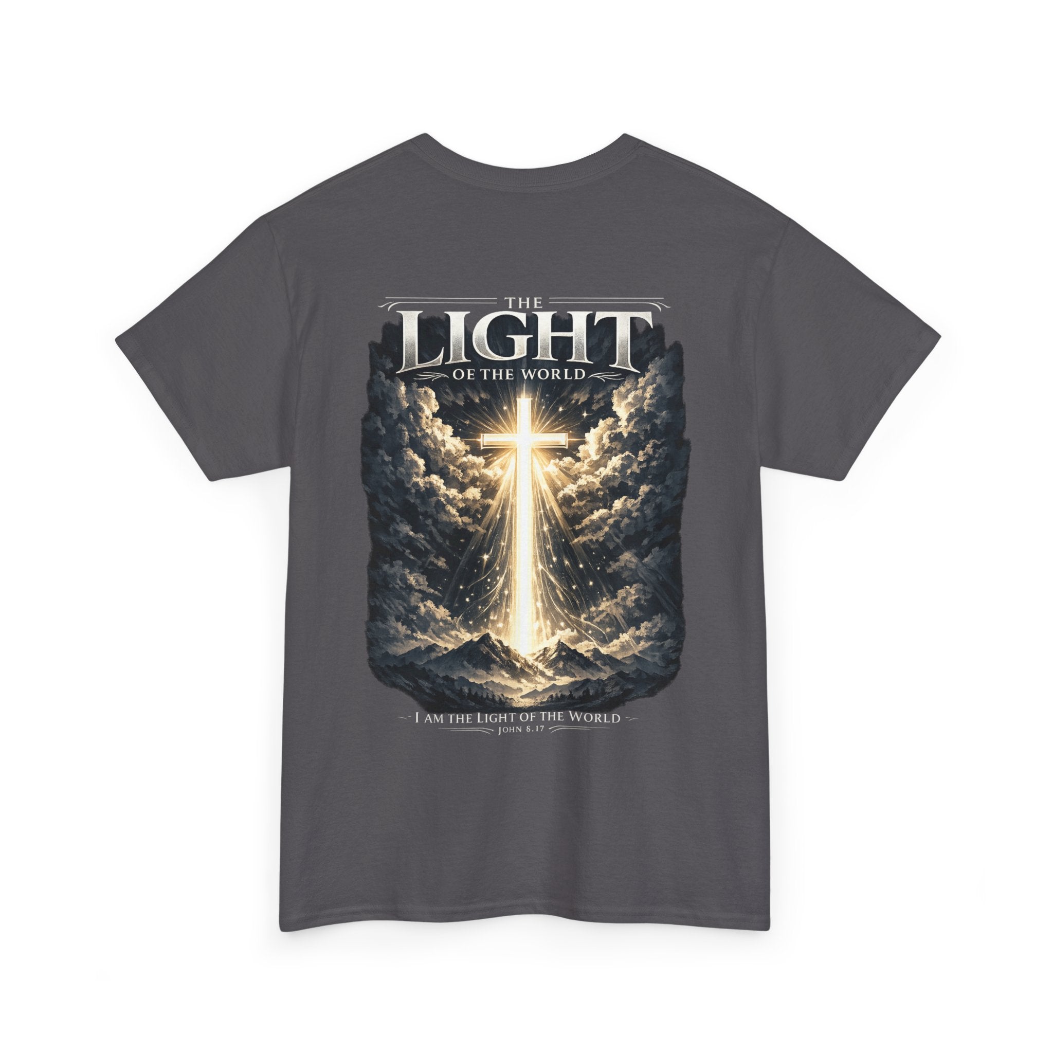 T‑Shirt — “The Light of the World” Graphic Tee (Christian Religious Design)