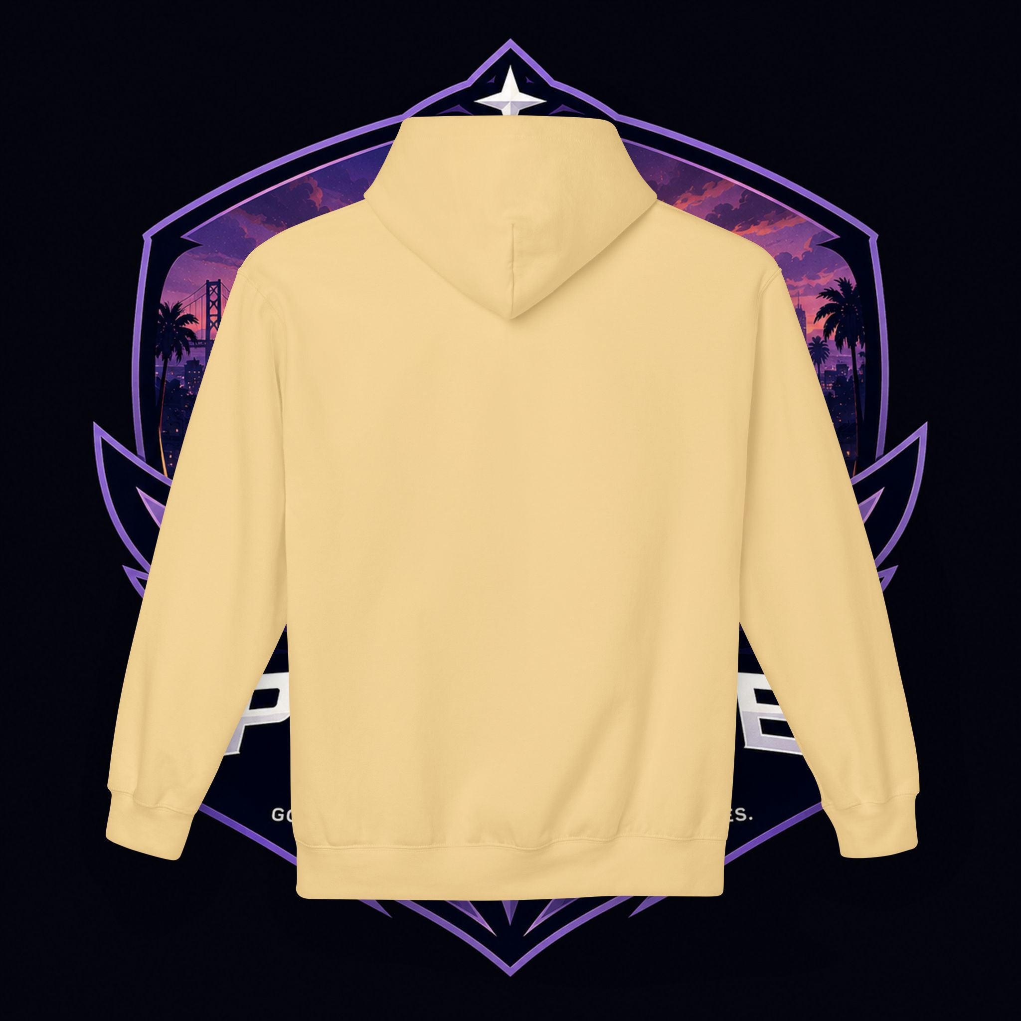 LDR inspired Retro '80s Vibes Hoodie — Neon Miami Movie Couple Design