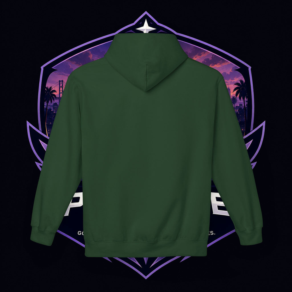 LDR inspired Retro '80s Vibes Hoodie — Neon Miami Movie Couple Design