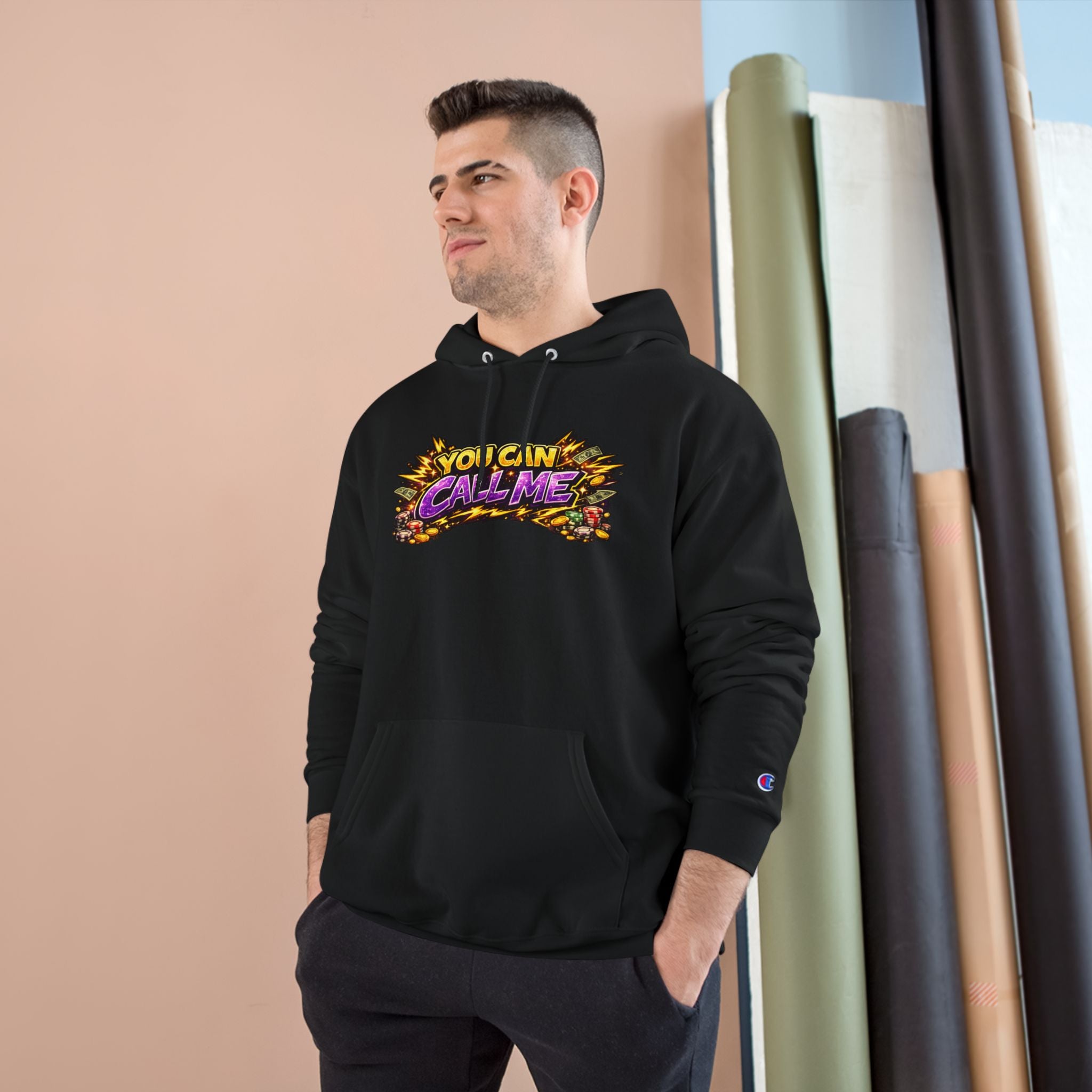 PG CHANCE Champion Hoodie - "You Can Call Me" Jackie Chance Graphic Hoodie