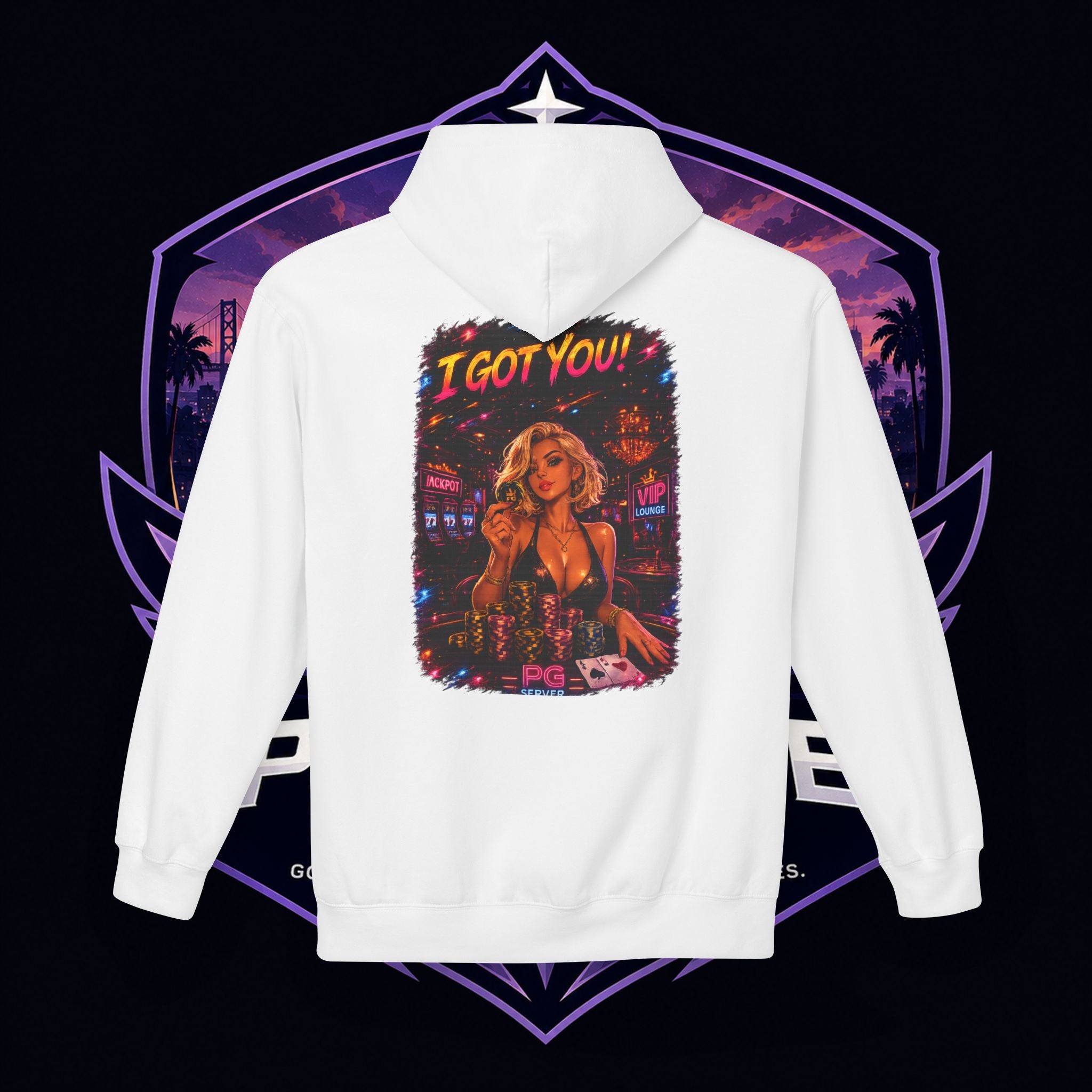 PG ALEX  'I Got You' Casino-Inspired Pullover   - Need Chips? Graphic Hoodie