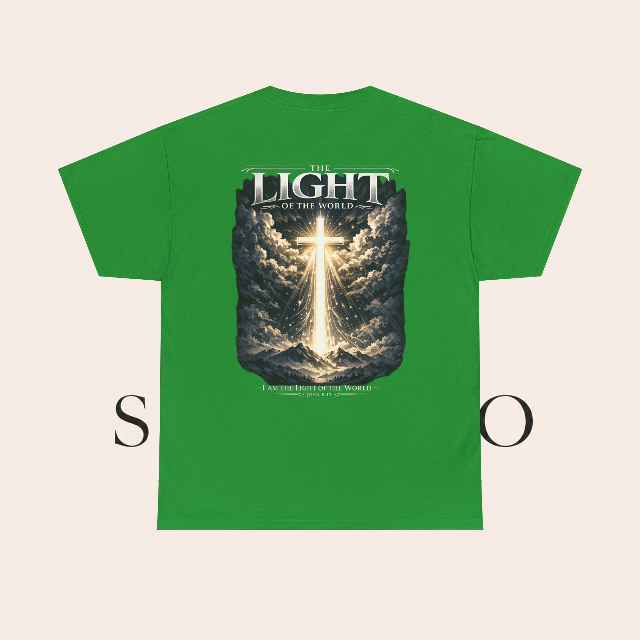 T‑Shirt — “The Light of the World” Graphic Tee (Christian Religious Design)