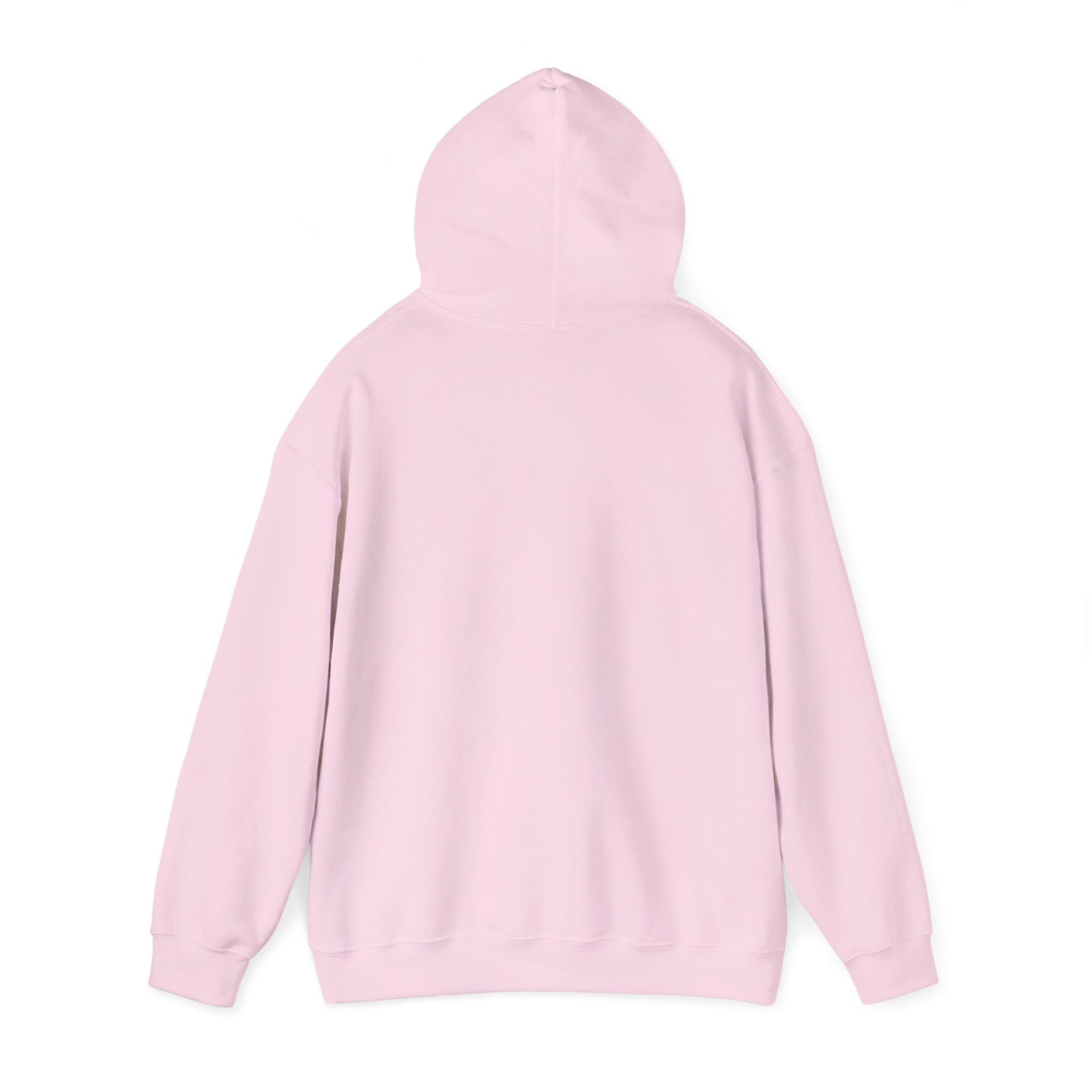 Calm City Meditation Hoodie — Zen Seated Figure Skyline Design