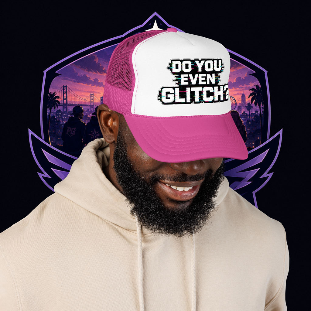 PG Lola's Do You Even Glitch? Foam Trucker Hat
