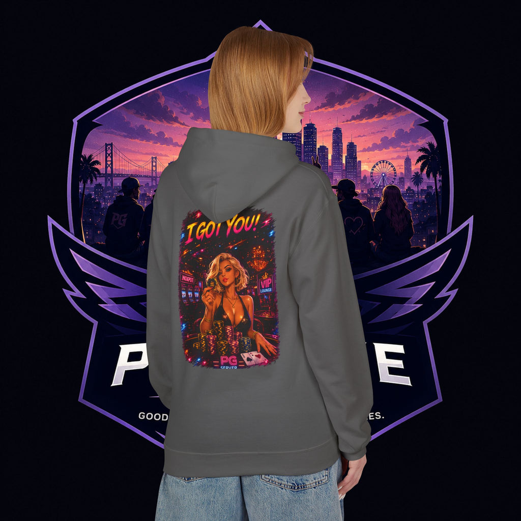 PG ALEX  'I Got You' Casino-Inspired Pullover   - Need Chips? Graphic Hoodie