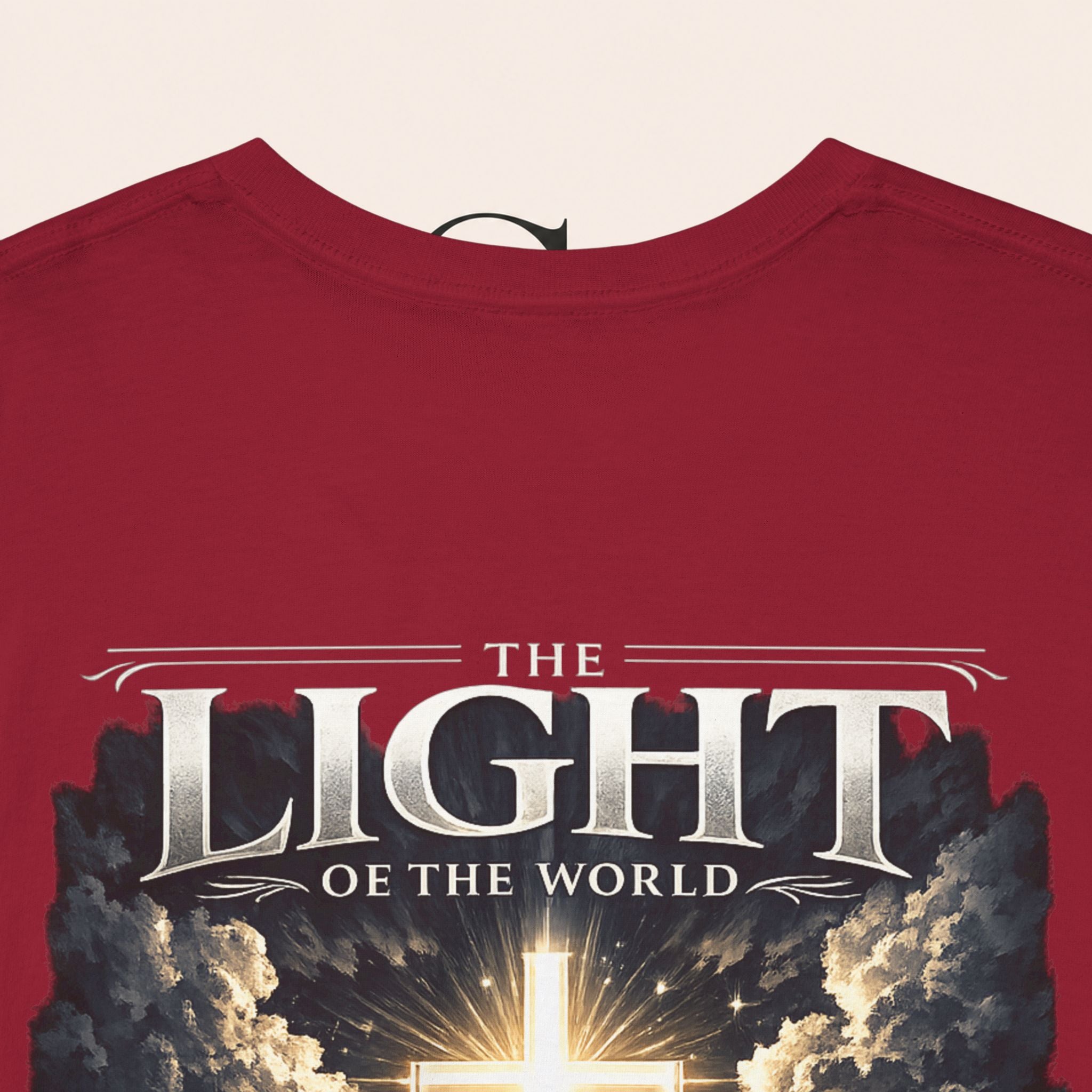 T‑Shirt — “The Light of the World” Graphic Tee (Christian Religious Design)