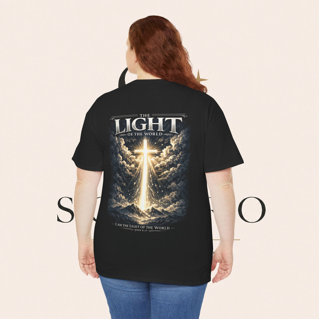 T‑Shirt — “The Light of the World” Graphic Tee (Christian Religious Design)