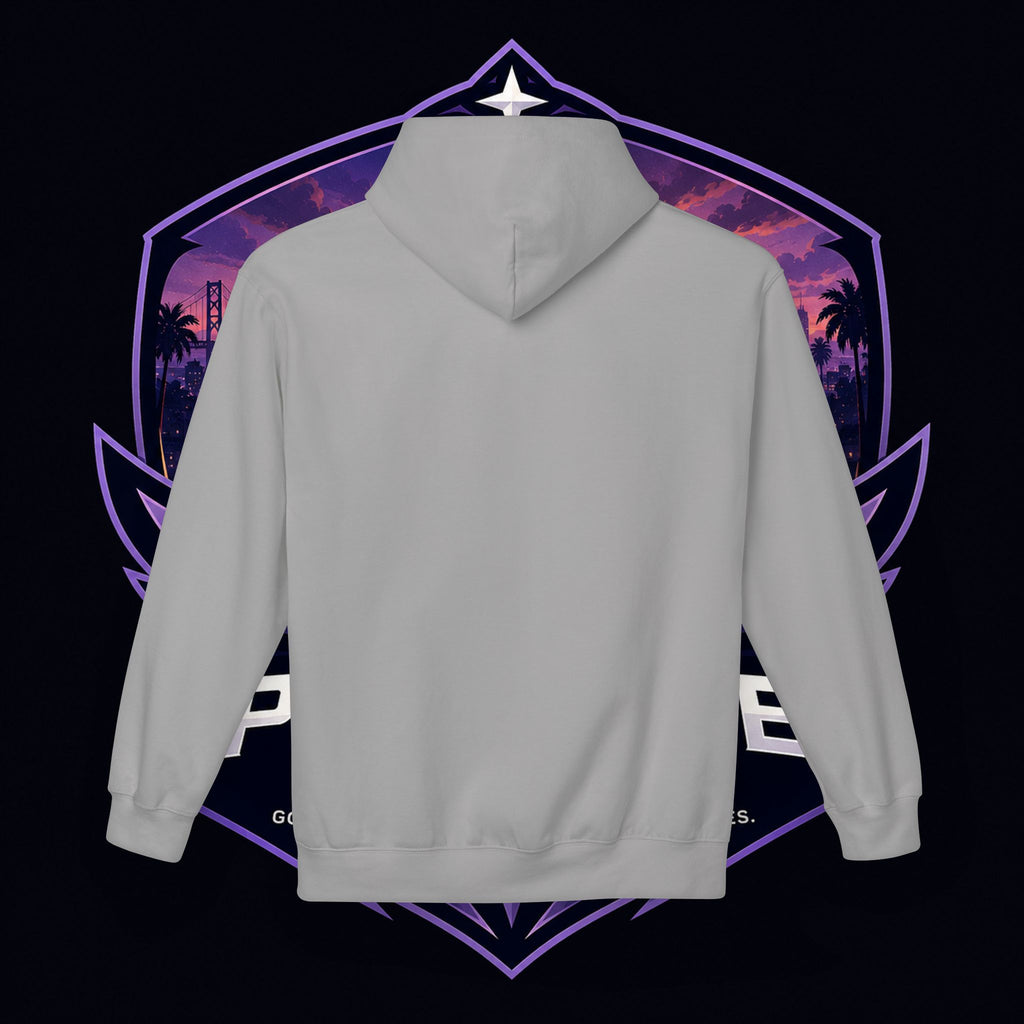 LDR inspired Retro '80s Vibes Hoodie — Neon Miami Movie Couple Design
