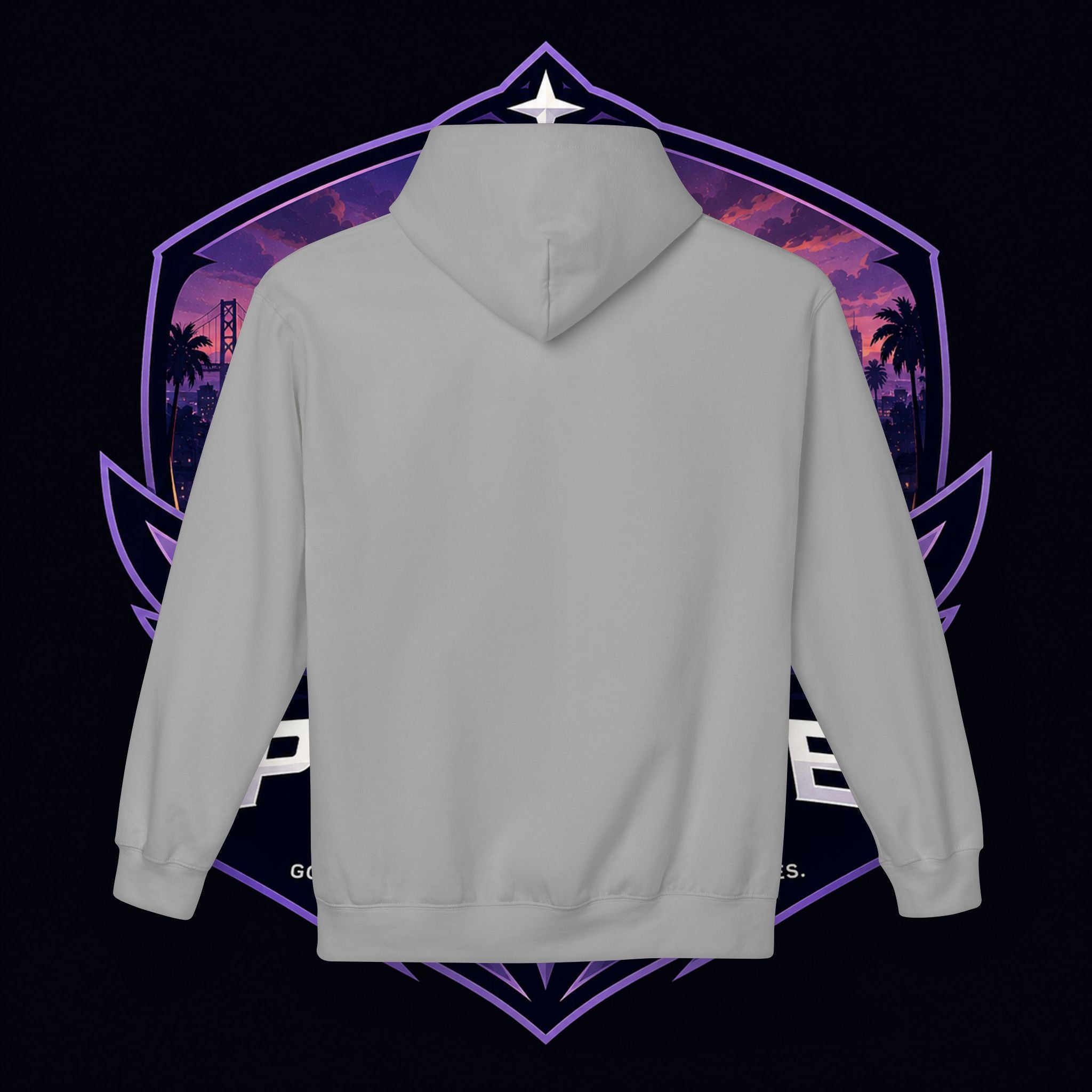 LDR inspired Retro '80s Vibes Hoodie — Neon Miami Movie Couple Design
