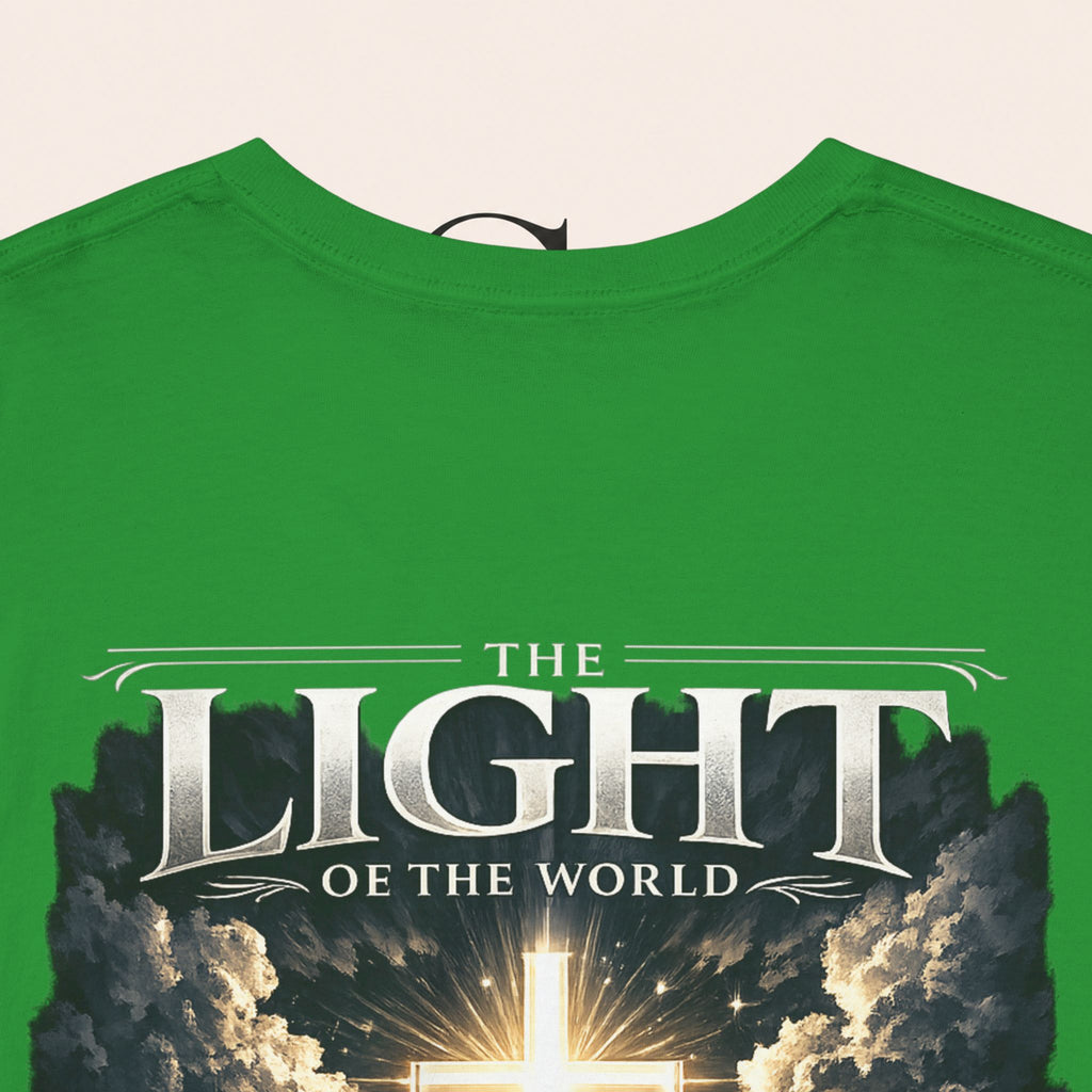 T‑Shirt — “The Light of the World” Graphic Tee (Christian Religious Design)