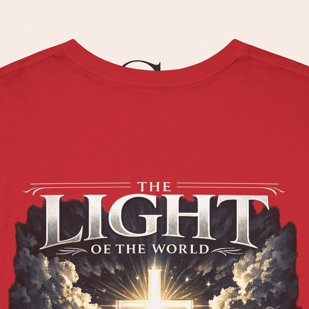 T‑Shirt — “The Light of the World” Graphic Tee (Christian Religious Design)