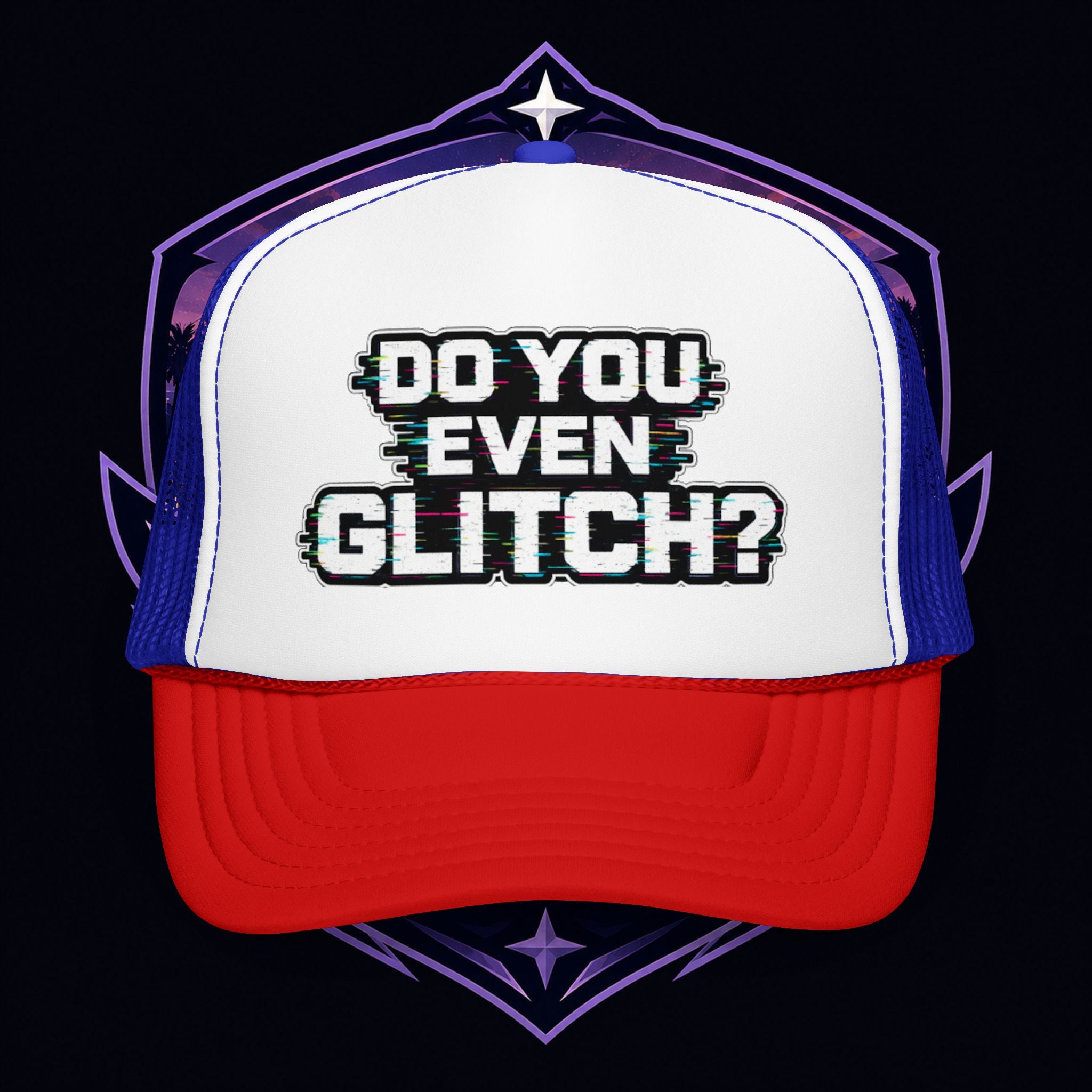 PG Lola's Do You Even Glitch? Foam Trucker Hat