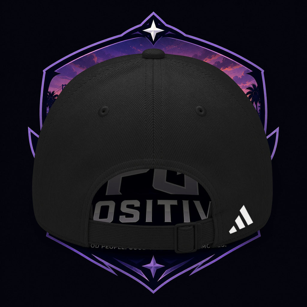 PG Chaos Server Baseball Adidas Cap — Retro Graffiti Gaming Hat