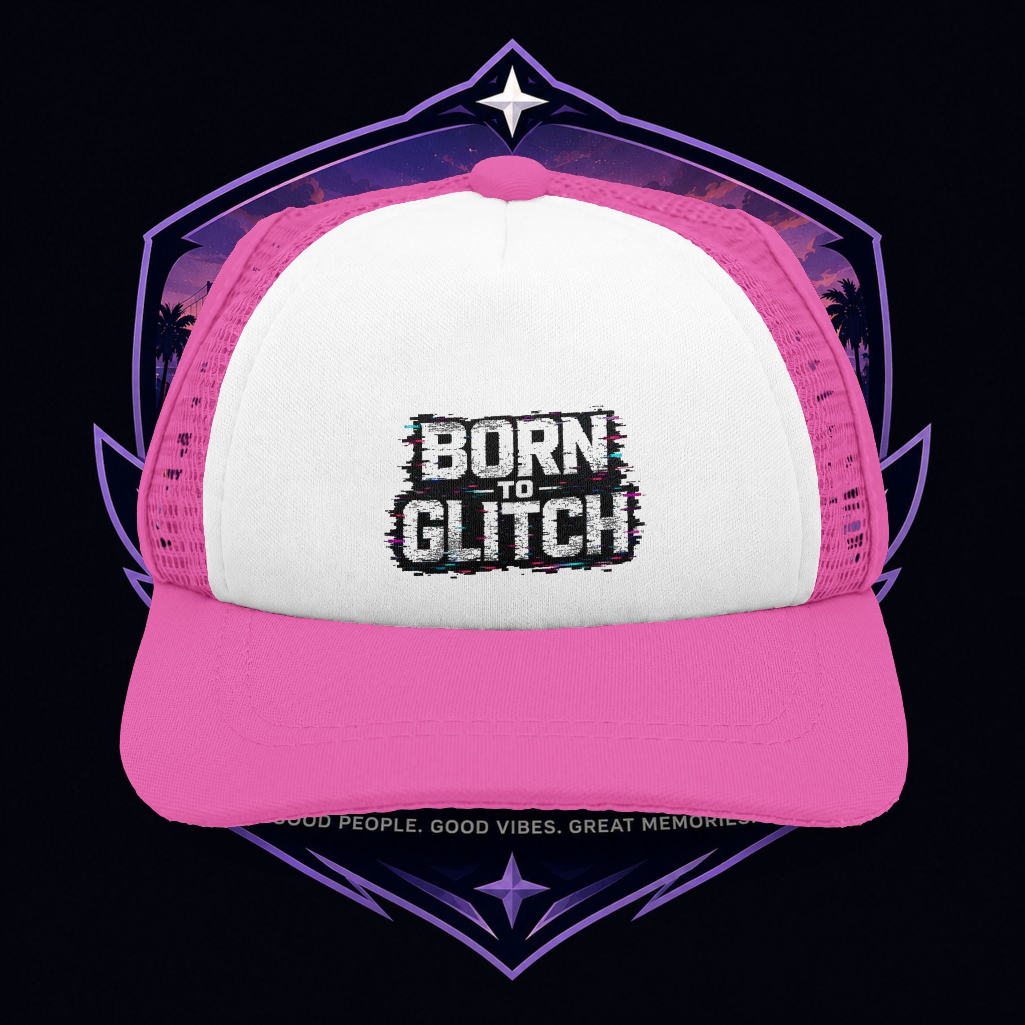 PG Born to Glitch Pups Trucker Hat