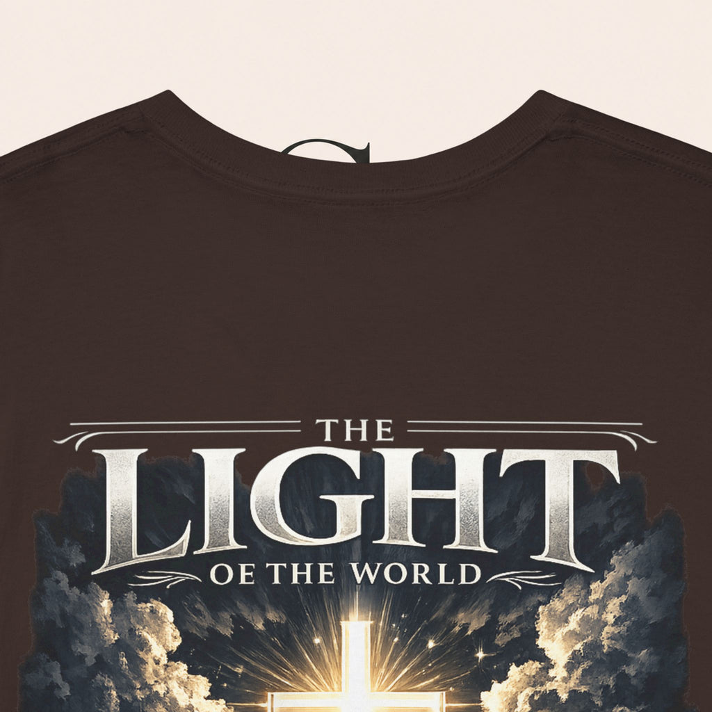 T‑Shirt — “The Light of the World” Graphic Tee (Christian Religious Design)