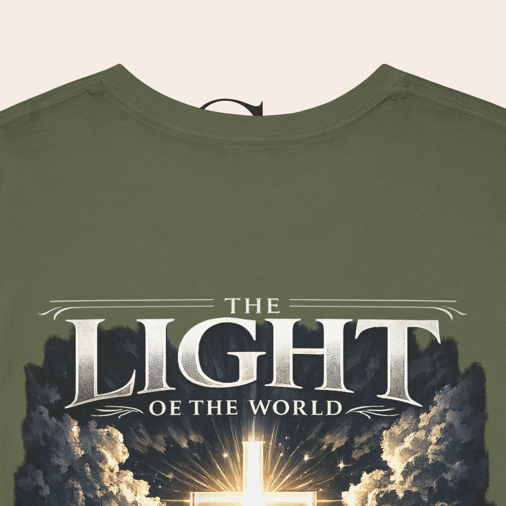 T‑Shirt — “The Light of the World” Graphic Tee (Christian Religious Design)